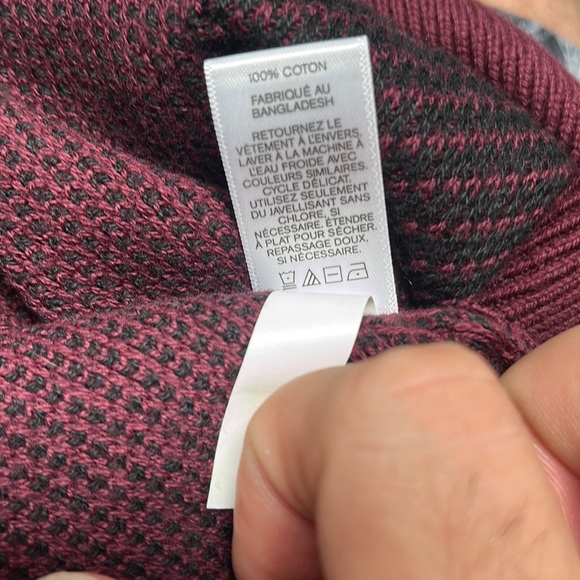 Express burgundy hoodie size L - Picture 8 of 8